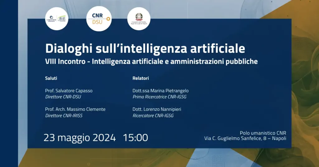 Dialoghi sull’intelligenza artificiale – ottavo incontro